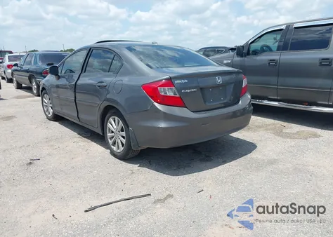 2012 Honda Civic Ex-L from USA, damaged, VIN 2HGFB2F92CH515640